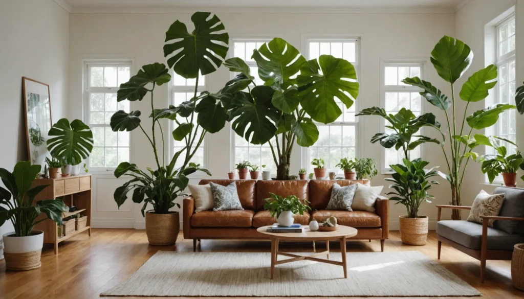 plantes d'intérieur grandes feuilles
