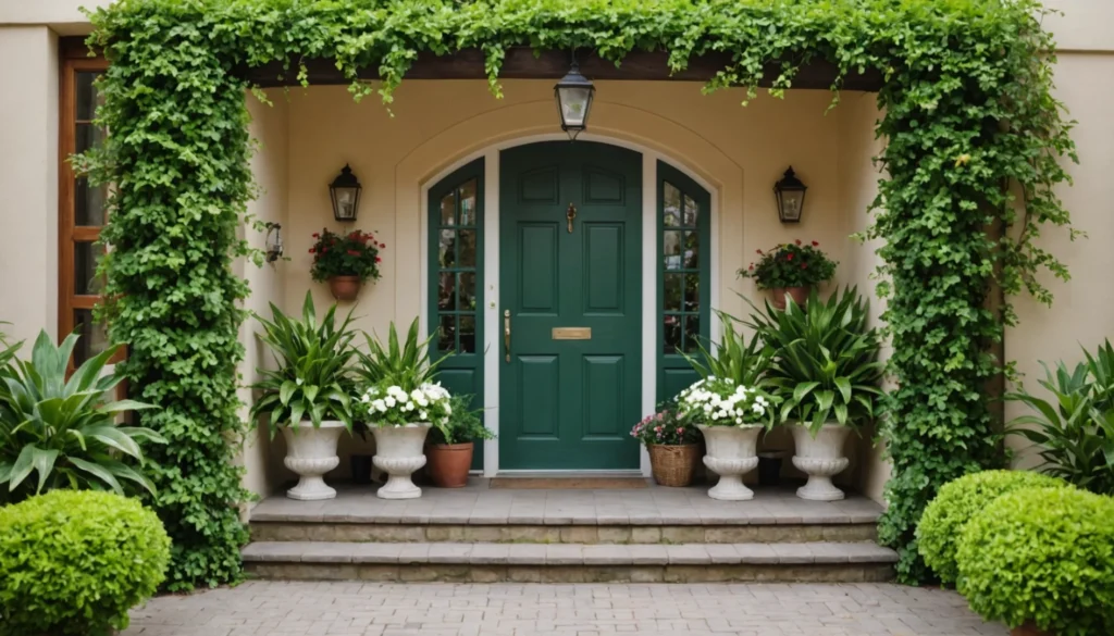 plantes pour entrée de maison