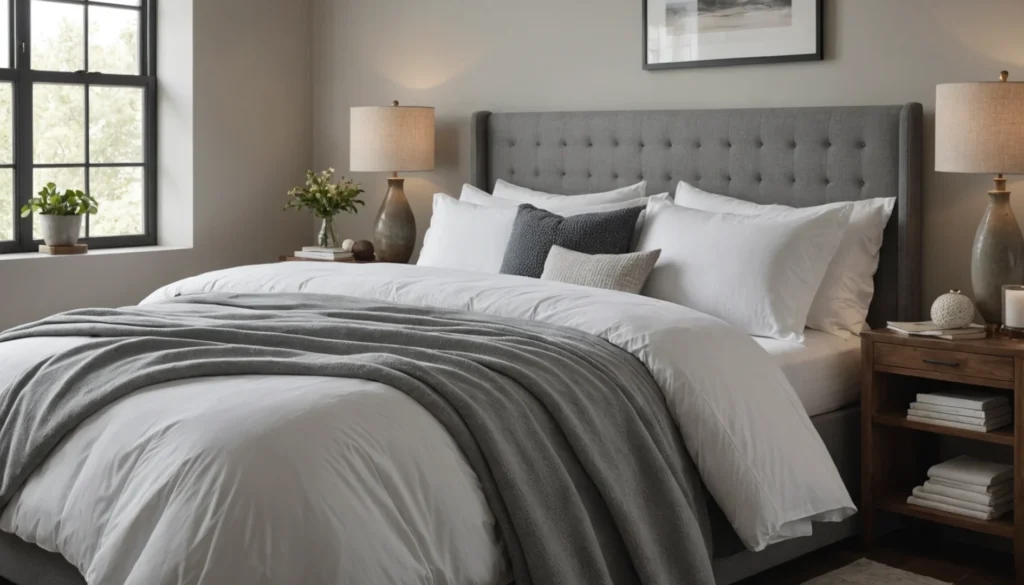 expérience avec linge de lit percale